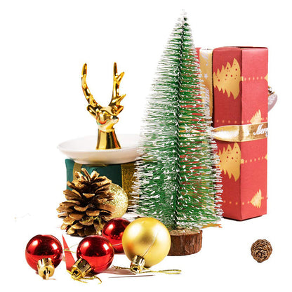 Small Artificial Tabletop Xmas Pine Tree Christmas Decorations