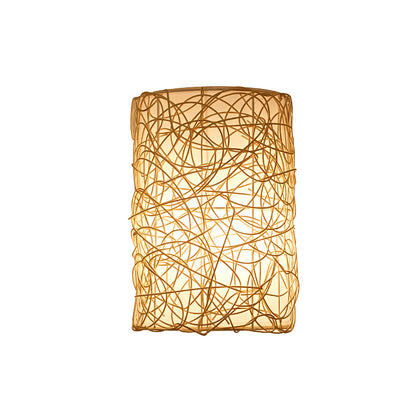 Rattan Wall Light Wicker Wall Pendant Lamps Boho Wall Sconce Light