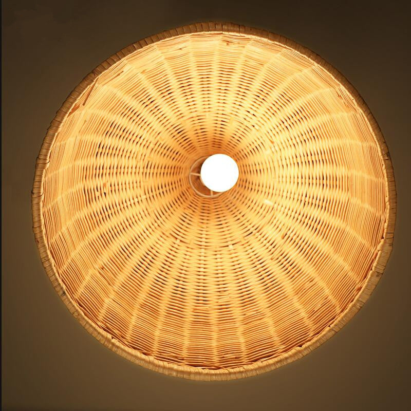 Rattan Wicker Pendant Light Lampshade