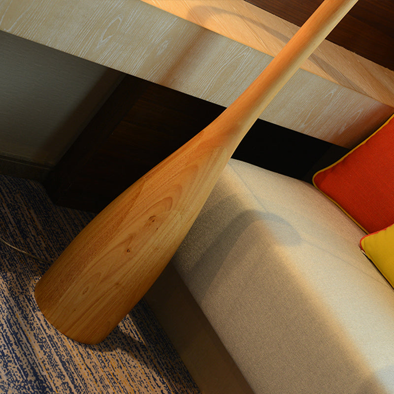 Wood Base Study Room Desk Lamp/Floor Lamp