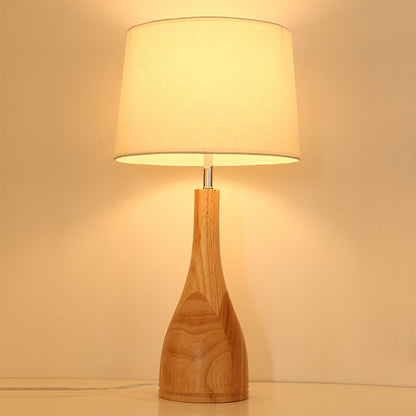 Wood Base Study Room Desk Lamp/Floor Lamp