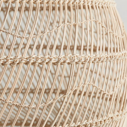 Nordic Rattan Pendant Light Living Room Hanging Lamp Shade