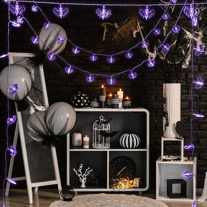 Halloween Bats LED String Lights
