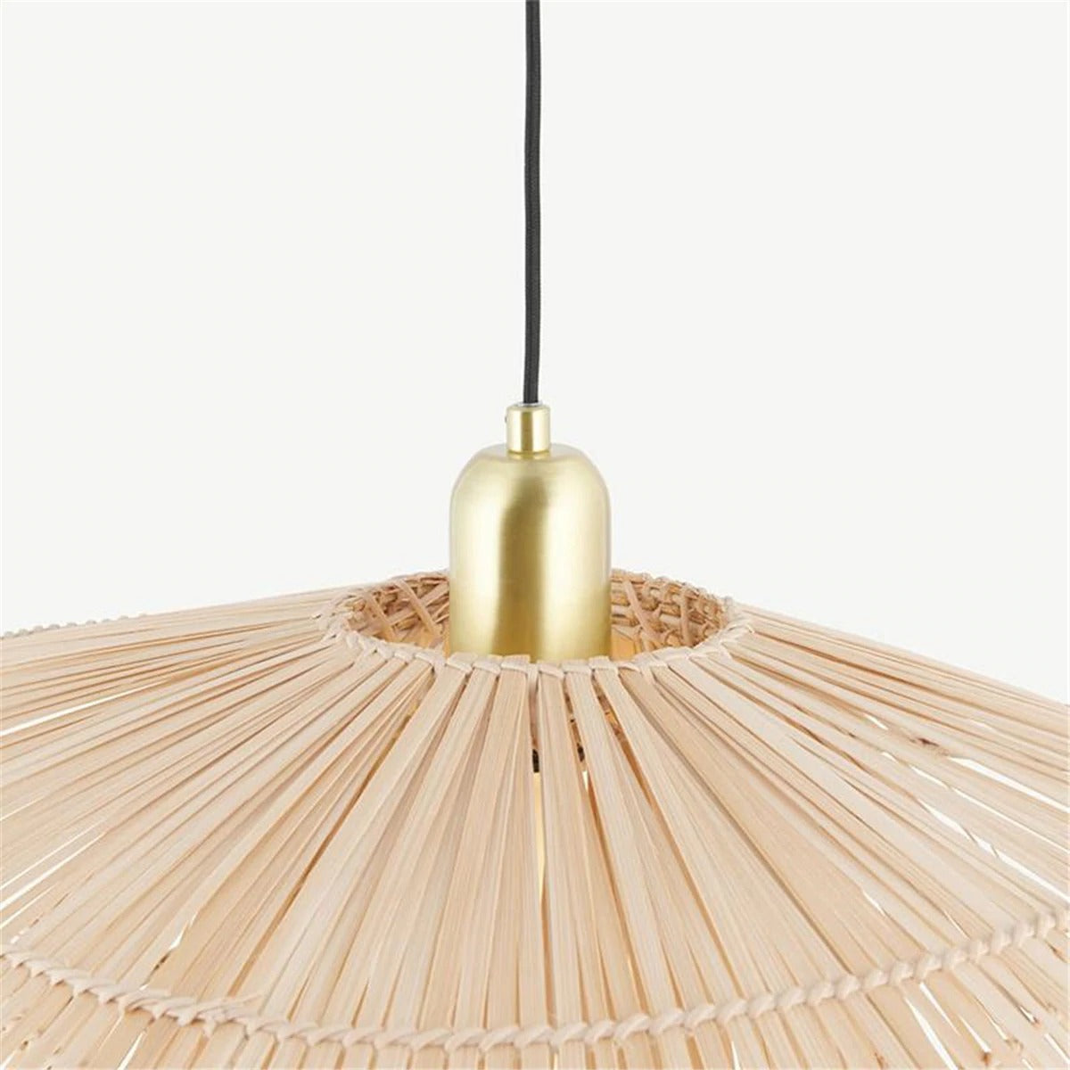 Bamboo Cloak Pendant Light Wicker Chandelier