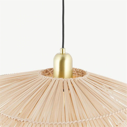 Bamboo Cloak Pendant Light Wicker Chandelier