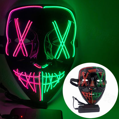 Halloween LED Light up Purge Mask