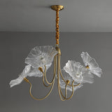 Load image into Gallery viewer, Modern Lotus Leaf Glass Living Room Chandelier