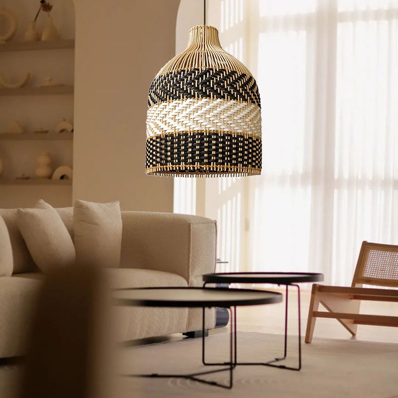 Rattan Pendant Light Woven Light Fixture