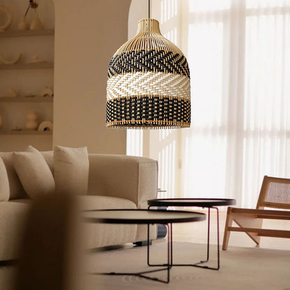 Rattan Pendant Light Woven Light Fixture