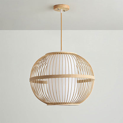 Minimalist Handcrafted Bamboo Pendant Lighting