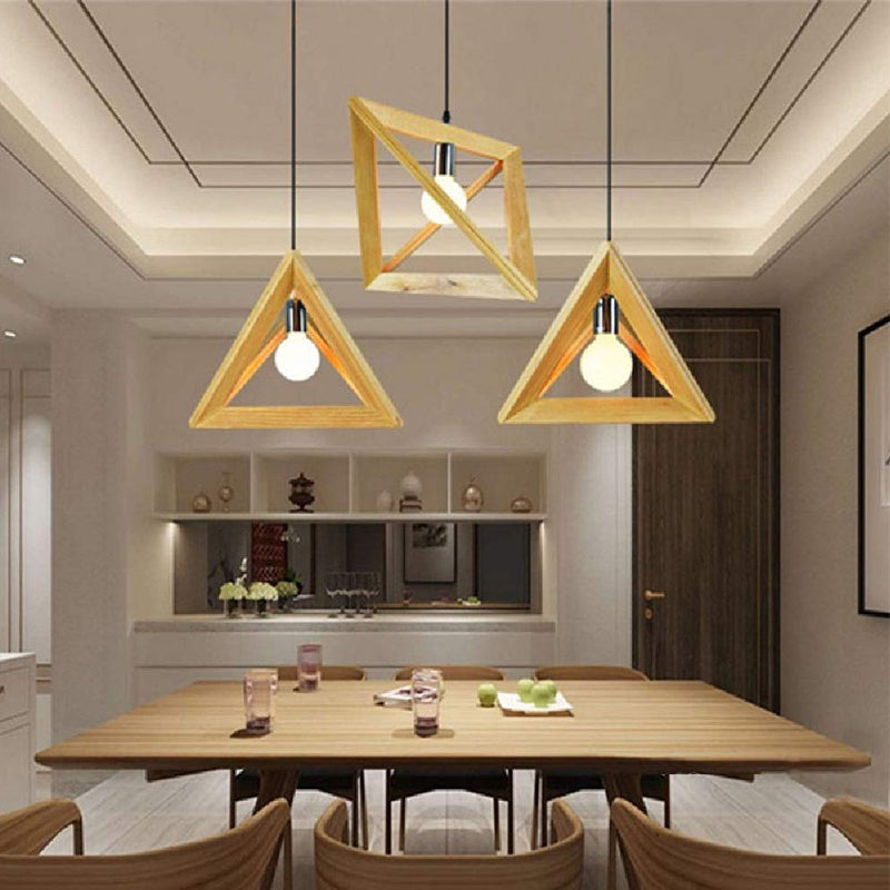 Nordic Simplicity Pendant Lamp Decoration Wooden Light fixture
