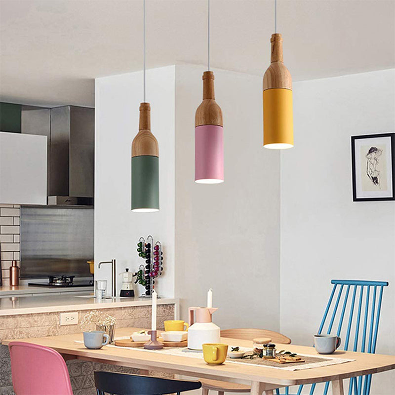 Nordic Wine Bottle Pendant Lights