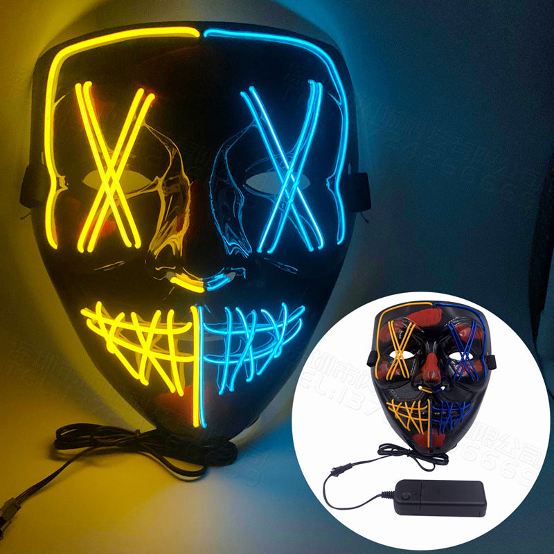 Halloween LED Light up Purge Mask