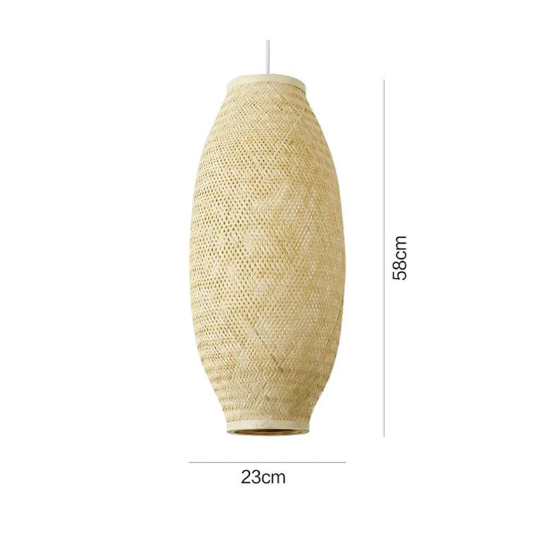 Bamboo pendant Shade Hanging Light Lamp