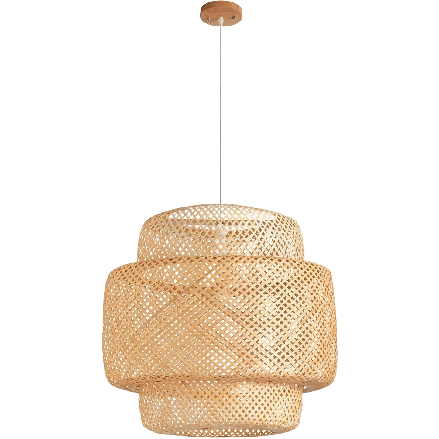 Creative Bamboo Pendant Light Home Decor Lampshade