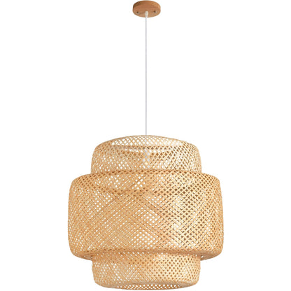 Creative Bamboo Pendant Light Home Decor Lampshade