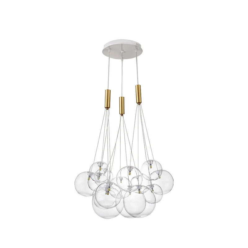 Nordic Glass Lamp Design Bubble Chandelier