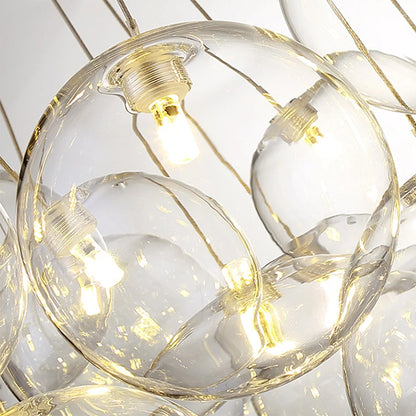 Nordic Glass Lamp Design Bubble Chandelier