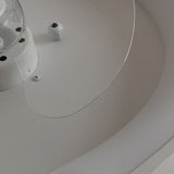 Load image into Gallery viewer, Round Shape Metal Ceiling Fans with Lights in White