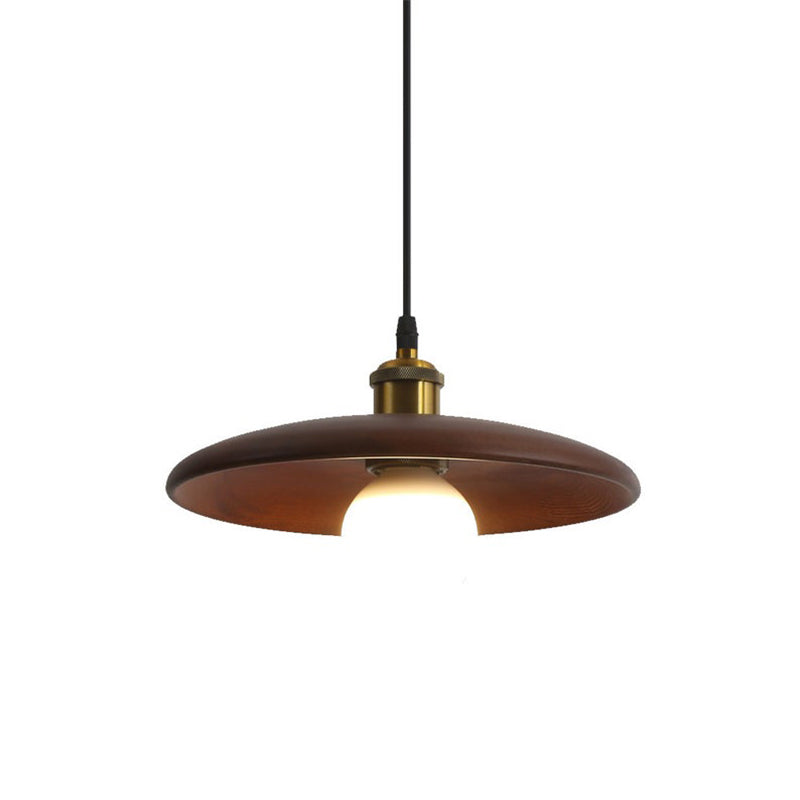 Nordic Wood Pendant Light Retro Lamp Creative Solid Wood chandelier