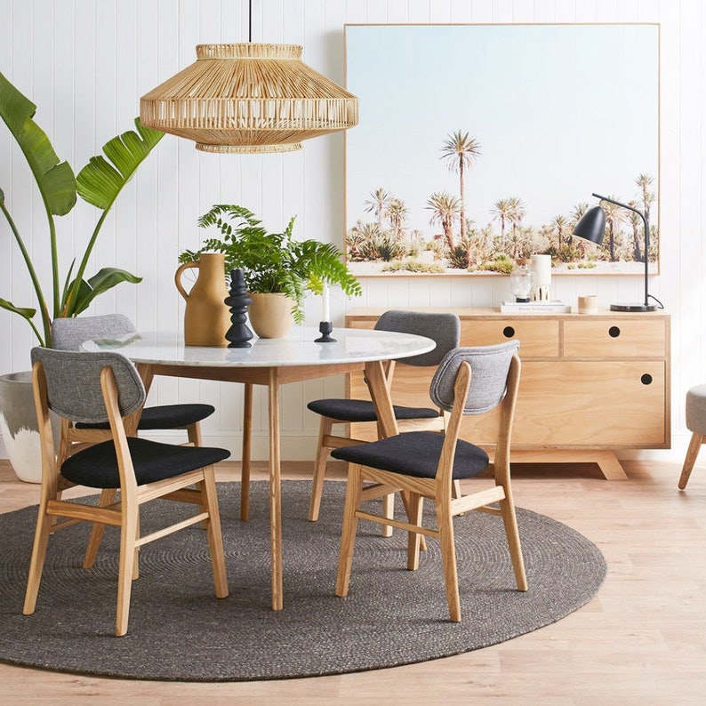 Rattan Pendant Light Woven Pendant Shade Flush Mount Ceiling Light