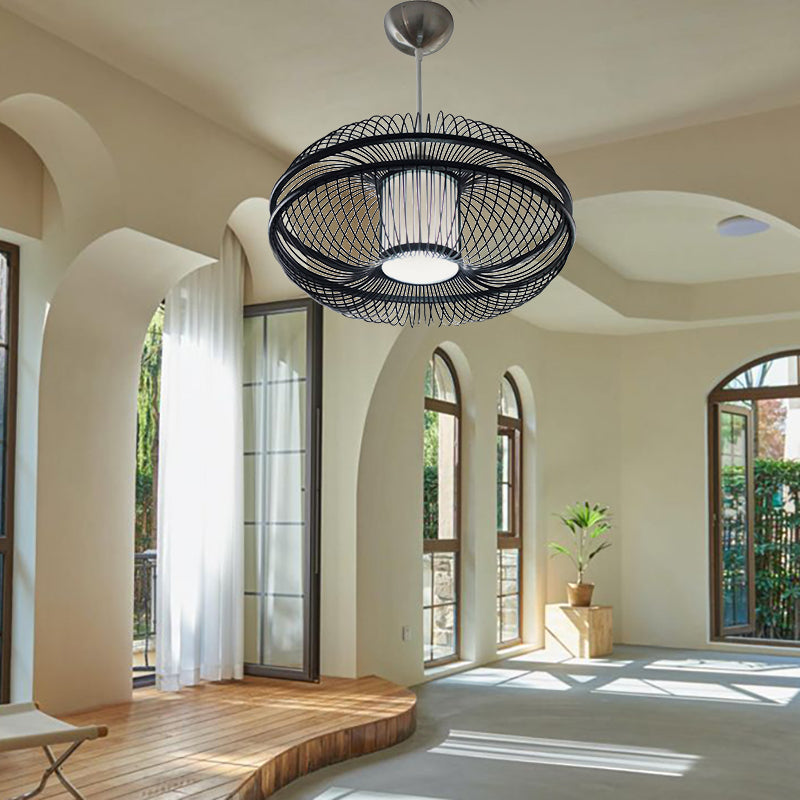 Handicraft Bamboo Pendant light Creative Chandelier Home Decor Art-[Modern pendant lighting for bedroom and living space]-Demolights UK