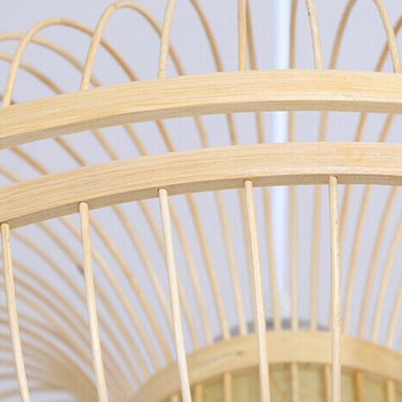 Handicraft Bamboo Pendant light Creative Chandelier Home Decor Art
