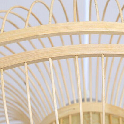 Handicraft Bamboo Pendant light Creative Chandelier Home Decor Art