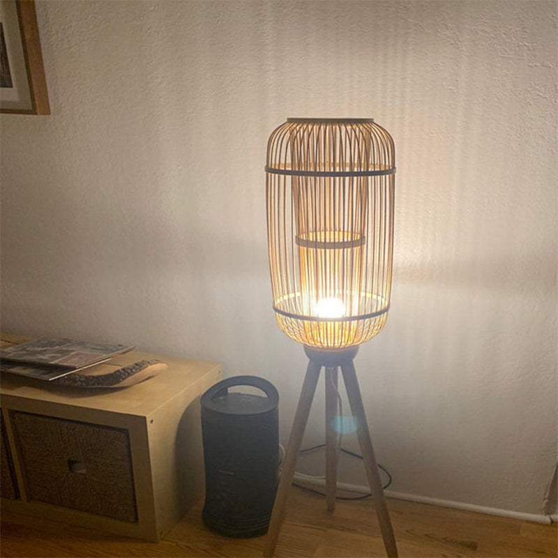Original new Chinese style weave floor lamps