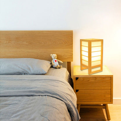 Wooden Japanese Desk Lights Table Light Decoration Lamp