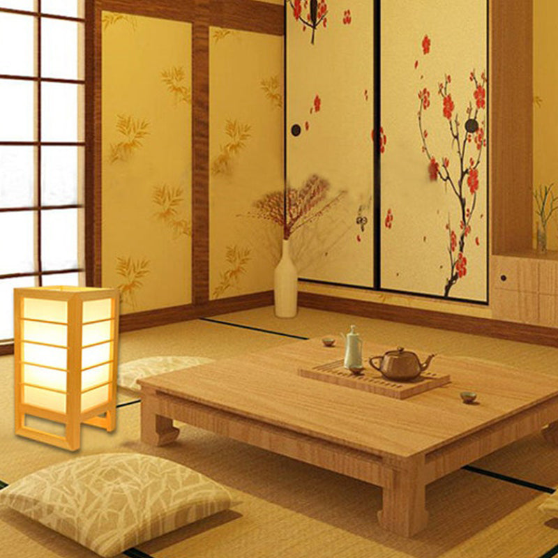 Wooden Japanese Desk Lights Table Light Decoration Lamp