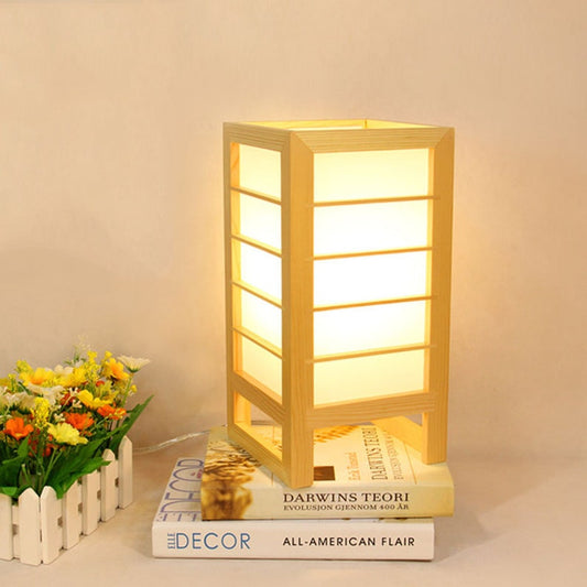 Wooden Japanese Desk Lights Table Light Decoration Lamp-[Modern pendant lighting for bedroom and living space]-Demolights UK