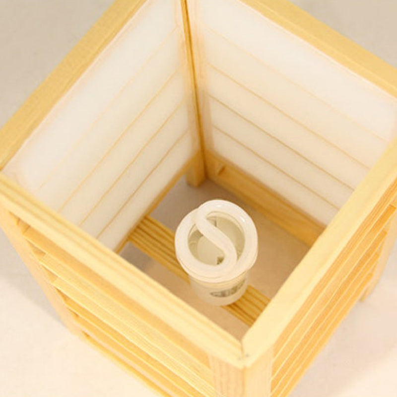 Wooden Japanese Desk Lights Table Light Decoration Lamp