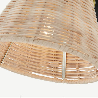 Rattan Wall Lamp Plug In Wall Lights Wicker Lampshade