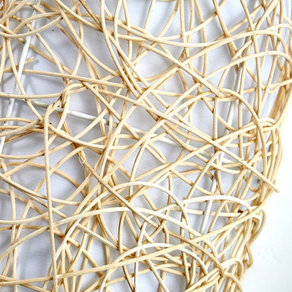 Rattan Wall Light Wicker Wall Pendant Lamps Boho Wall Sconce Light