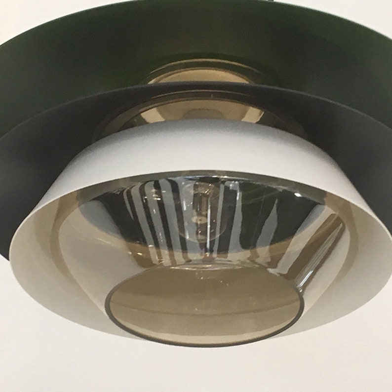 Green Pendant Light Modern Chandelier 3 Layer Light Fixture Art