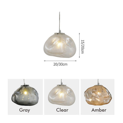 Glass Bubble Chandelier Nordic Globe Minimalist Stair Pendant Lights