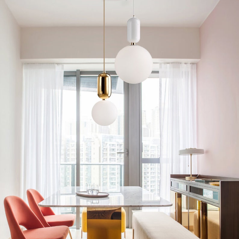 Modern Kitchen Pendant Light Unique Brass Ceiling Light