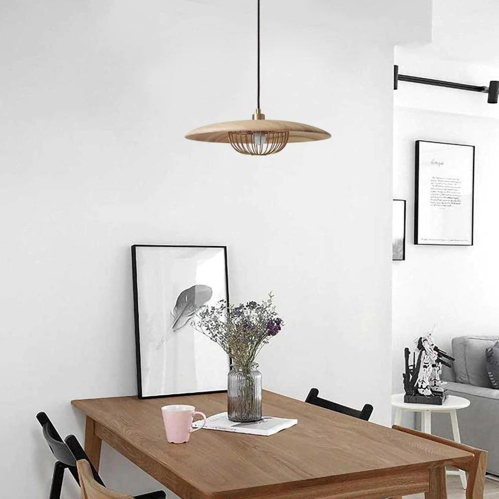 Mid-century Elegant Wooden Ceiling Lighting