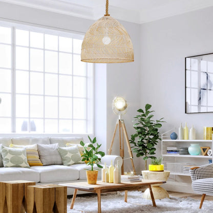 Handcraft Wicker Light Fixture Home Decor Chandelier Lighting