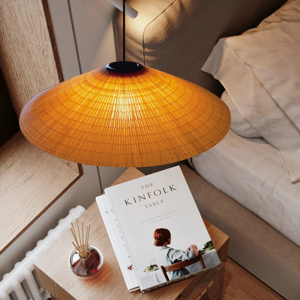 Japanese Style Pendant Light Bamboo Lantern Pendant Lamp