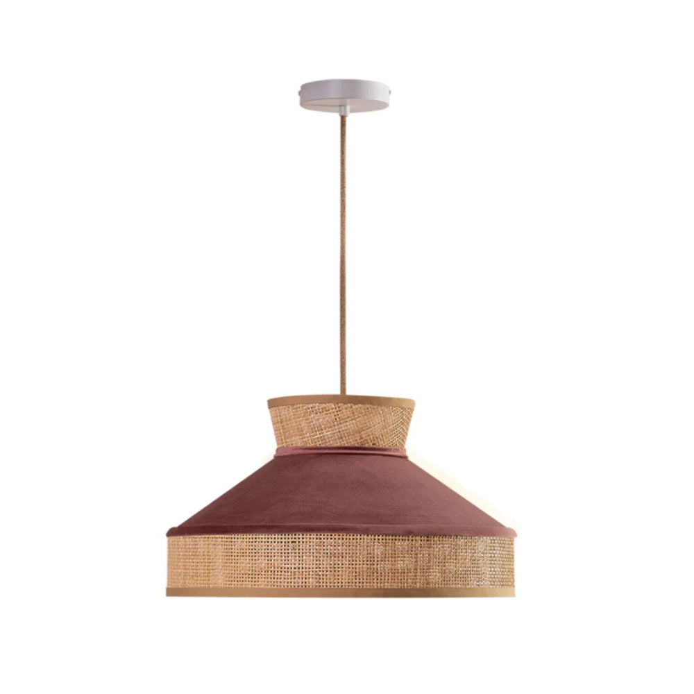 Nordic Pendant Light Drum Fabric Lamp fixtures