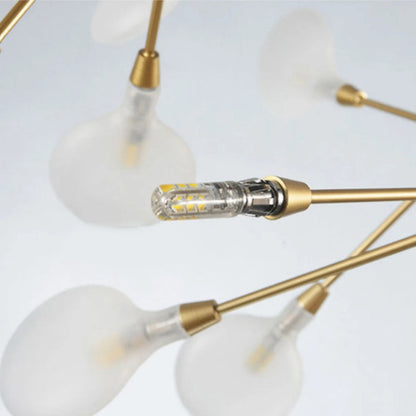 Modern Firefly LED Chandelier - Nordic Leaf Branch Pendant Light