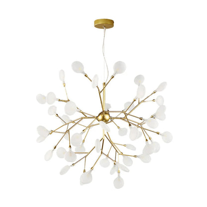 Modern Firefly LED Chandelier - Nordic Leaf Branch Pendant Light