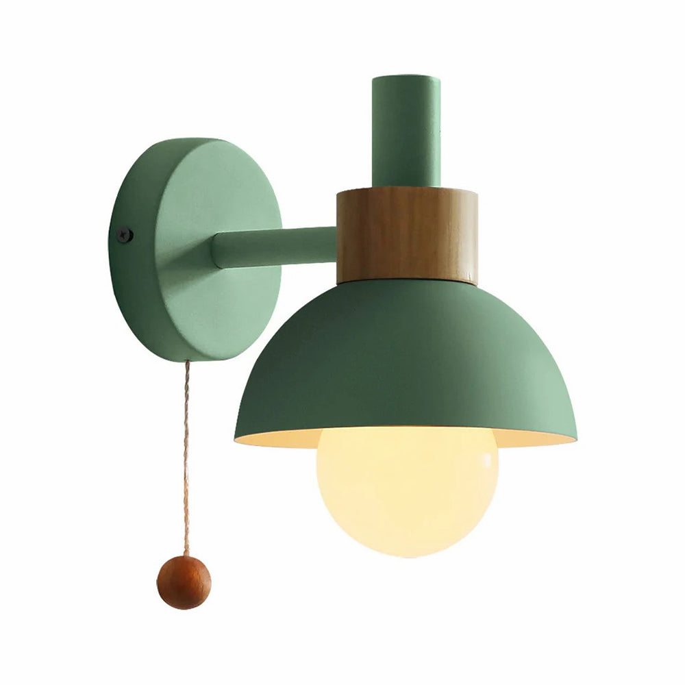 Design Green Wall Sconce Modern Bedroom Lighting