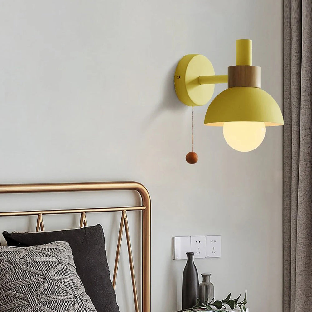 Design Green Wall Sconce Modern Bedroom Lighting