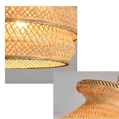 kitchen Bamboo pendant lights Art Chandeliers Home Decoration