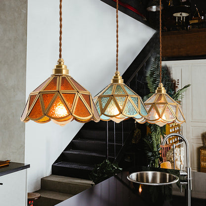 Nordic Vintage Glass Pendant Lights