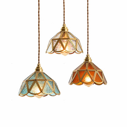 Nordic Vintage Glass Pendant Lights