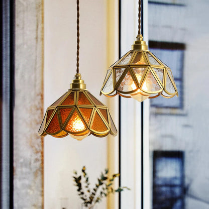 Nordic Vintage Glass Pendant Lights-[Modern pendant lighting for bedroom and living space]-Demolights UK